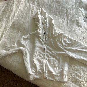 Brandy Melville zip up cropped